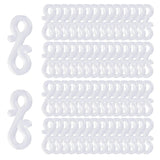 100 Pcs Christmas Light Clips, Gutter Hanger Hooks Outdoor Holiday Light Clips S Clips For Christmas Indoor Outdoor Decoration String Lights, Rope Lights, Weatherproof Outdoor Mini Lights Clips