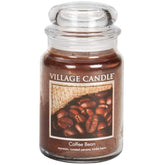 Coffee Bean Glass Jar Scented Candle, Large, 21.25 Oz, Brown