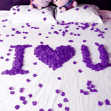 2000 Pcs Artificial Silk Rose Petals For Wedding Party Favors Decoration And Vase Home Decor Wedding Bridal Decoration. Purple