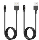2 Pack 3.3FT Magnetic Smart Watch Charger USB Charging Cable for Letsfit Willful YAMAY ID205L ID205U
