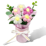 Crochet Flower Bouquet: Handmade Knitted Bouquet For Mother'S Day Birthday Home Decor Girlfriend Wedding Grandma Bday Gift(Pink)