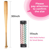 Birthday Wrapping Paper Polka Dots Gift Wrap For Baby Shower Roll, 3 Rolls Pink White Blue Dots Pattern With Gold Foil - 17 Inch X 120 Inch(10Feet) Per Roll