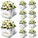 Baby Shower Centerpieces Floral Baby Shower Decorations Greenery Flowe