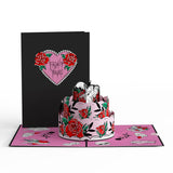 Fatally Yours Pop Up Card – 5 X 7” Spooky Valentine’S Card – 3D Pop-Up Greeting Card For Wife Or Girlfriend, Long Distance Gift