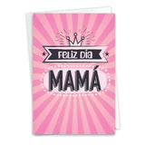 Funny Spanish Mother'S Day Greeting Card With 5 X 7 Inch Envelope For Women (1 Card) Mom Spanish Mom'S Day C8396Mdg-Sl
