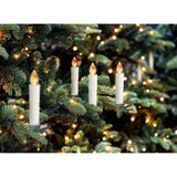 Houdlee Led Flameless Taper Candles With Remote Control And Removable Clips,Flickering 4 Inches Birthday Candles,Set Of 10 Warm White Candle For Christmas, Chandelier, Mini Wedding Taper Candles