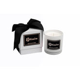 Spiced Pears & Vanilla Scented Soy Blend Candle, White Glass Jar, Premium Fragrance With Black Gift Box, Long-Lasting 50 Hour Burn Time