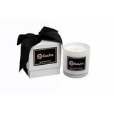 Spiced Pears & Vanilla Scented Soy Blend Candle, White Glass Jar, Premium Fragrance With Black Gift Box, Long-Lasting 50 Hour Burn Time