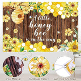 133Pcs Bee Baby Shower Decorations Bumble Bee Themed Baby Shower, Honey Bee Balloon Arch Sweet As Can Bee Tablecloth Backdrop Bee Wall Decor, Birthday Party Supplies Boy Girl Baby Shower Decor