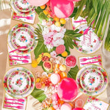168 Pcs Hawaiian Luau Birthday Party Decorations Tropical Birthday Plates And Napkins Disposable Serve 24 Parrot Tropical Tableware For Women Girls