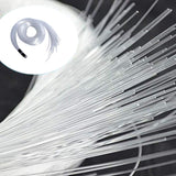 Fiber Optic Light End Glow Cable 200Pcs ?0.03In(0.75Mm) 6.5Ft/2M Pmma Plastic Cable For Led Star Ceiling Sky Light Kit And Fiber Optical Lighting Decoration (Without Light Source)