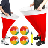 2Pcs Granny Pants Yard Game - Hilarious Outdoor Party Game For Adult Team Party - Team Relay Reunion Games For Bbq, Beach, Camping, Or Backyard Fun