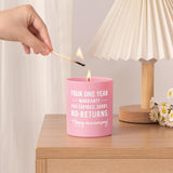 1 Year Anniversary Candle Gifts For Boyfriend Girlfriend, Unique 1Th One Year Wedding Anniversary Romatic Gifts For Couples Wife Husband, Handmade Lavender Scented Candle 10Oz