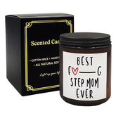 Step Mom Gifts Scented Candles, Gifts For Step Mom, Step Mom Gifts From Daughter, Step Mom Gift Ideas, Step Mom Mother'S Day Gifts, Best Step Mom Ever Gifts Candle