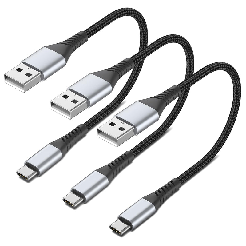 6 Inch Usb C Cable Short,0.5Ft 3-Pack Usb A To Usb C Cable Braided Usb Type C