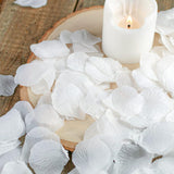 3600 Pcs White Silk Rose Petals, Artificial Flower Petals For Wedding, Valentine’S Day, Engagement, Special Events Decorations