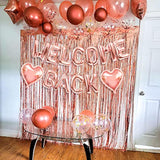 16 Pcs Welcome Back Banner Balloons Welcome Back Office Decoration Welcome Back Banner Homecoming Party Moving Party Welcome Party Decoration