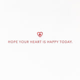 Hallmark Valentines Day Card (Happy Heart)