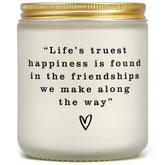 Friendship Gifts For Women - Friends Themed Gift For Friends, Bff, Bestie, Coworkers, Sister, Friendship Candle For Birthday Christmas Anniversary, Going Away Present For Women Friends, Work Bestie