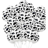 25 Pcs Cow Balloons Funny Cow Print Balloons For Cowboy Party Western Cowboy Theme Birthday Party Favor Supplies Decorations