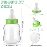 62 Pcs Baby Shower Games Guess How Many Candies Are In The Jar Sign 50 Small Guessing Games 10 Hb Pencils And 1000 Ml Milk Bottle For Baby Shower Gender Reveal Party(Fresh Color,Plant)