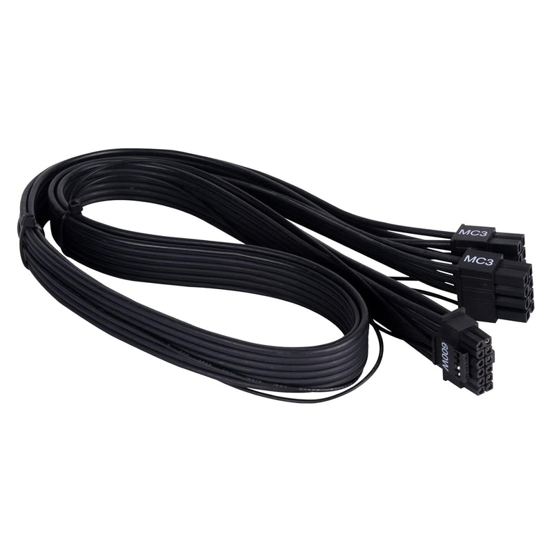 SilverStone Technology PP14-EPS75 Dual EPS 8 pin (PSU) to 12+4 pin (GPU) 12VHP
