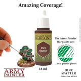 Dirt Spatter Warpaint - Acrylic Non-Toxic Heavily Pigmented Water Based Paint For Tabletop Roleplaying, Boardgames, And Wargames Miniature Model Painting,Wp1416
