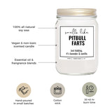 You Nique Designs Smells Like Pitbull Farts Soy Candles For Pitbull Lovers - Pit Bull Mom Gifts For Women - Pitbull Mom Present Dog Farts Candle 4Oz - Gifts For Dog Lovers (Lavender & Vanilla)