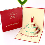 6 Pieces 3D Pop Up Cards, 3D Greeting Cards With Envelopes, Handmade 3D Popup Happy Birthday Cards For Christmas Valentine Birthday Anniversary Wedding Mother'S Day Boy Girl Friends Gift (Style A)