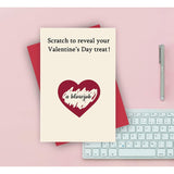 Scratch Valentine’S Day Card, Special Interactive Funny Naughty Card For Boyfriend Husband Fiance