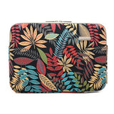 KAYOND Canvas Water-Resistant for 13-13.3 Inch Laptop Sleeve Case Bag (13-13.3 Inches, Forest Series Black)