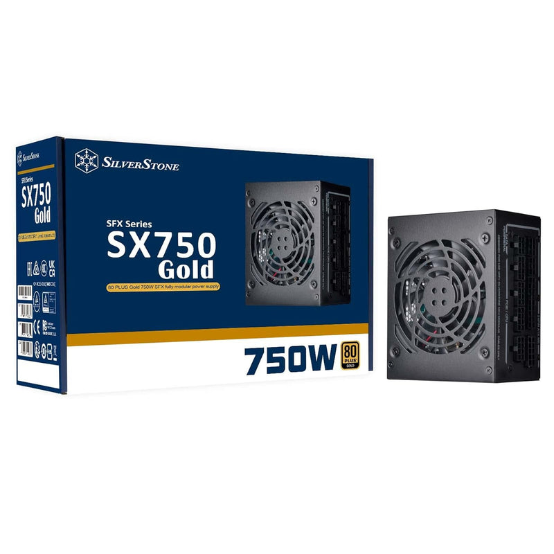SilverStone Technology SX750 Gold 80 Plus Gold 750W SFX Fully Modular Power Su