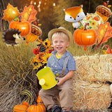 22 Pcs Fall Balloons Maple Leaves Balloons Autumn Theme Decorations With Maple Leaves Pumpkin Foil Balloons For Fall Theme Wedding Bridal Baby Shower Boys Girls Birthday Thanksging Day Party Decoration