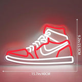 Sneaker Neon Sign Dimmable LED Shoe Wall Light for Bedroom Man Cave Sneaker Room Decor