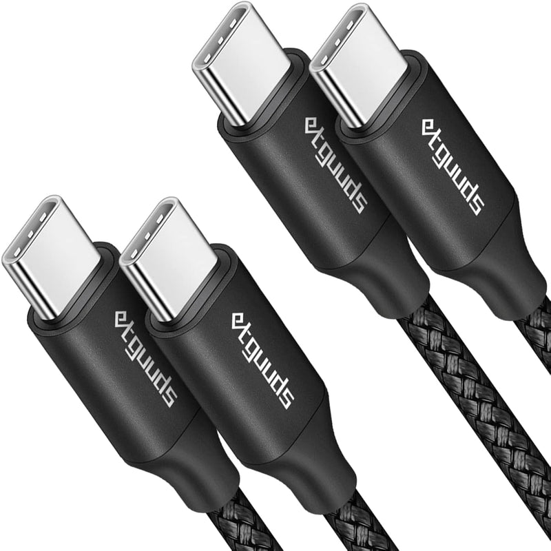 [6Ft, 2-Pack Usb C To Usb C Cable 60W/3A, Fast Charging Type C To Type C Cable