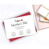 Funny Valentine'S Day Scratch Off Card, Adult Rude Anniversary Card For Boyfriend Girlfriend Him Her