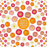 18 Pieces Artificial Gerbera Daisies Flowers Fake Daisy Faux Boho Daisy Flowers Bouquet 15 In For Boho Birthday Decorations Wedding Home Decor (White,Pink,Yellow,Orange,Rose,Coral)