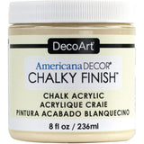 DecoArt ADC-03 Americana Chalky Finish Paint, 8-Ounce, Whisper