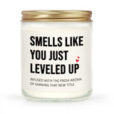 Promotion Gifts For Women Men, New Job/Parents Candle, Congratulations Gift For Women, Funny Congrats Gift For Coworker, Gamer, Friend, Boss, Teacher, Nurse, Handmade, 7Oz