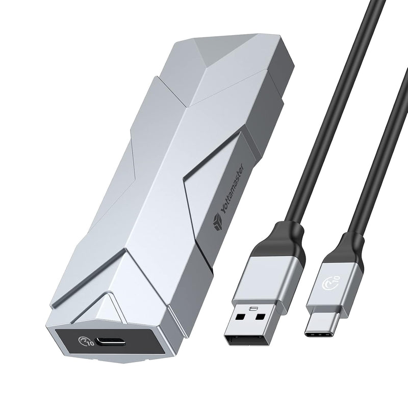 10Gbps M.2 Nvme Enclosure, Usb 3.2 Gen2 Type C Tool-Free Nvme Ssd Caddy Suppor