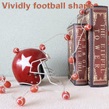 Small Football Decor String Lights, Battery Operated 6.6Ft 20Led 8 Mode With Timer Room Decorations For Boys Bedroom Or