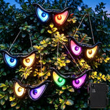 6.5ft Outdoor Halloween Decorations 5 Pairs Glowing Eyes