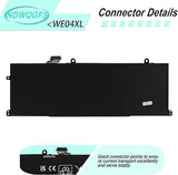 HP WE04XL 68Wh Laptop Battery Replacement for Envy Spectre Pavilion Plus N39857 005