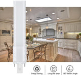 G23 LED PL-S Bulbs 2 Pack 6W 13W CFL Equivalent Warm White 2 Pin Ballast Bypass LED Replacement