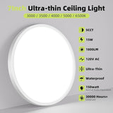 8 Pack 7 Inch LED Ceiling Lights 5CCT Ultra Thin Flush Mount Fixtures