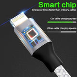 6 Pack MFi Certified Lightning Charging Cable Set 3FT 6FT 10FT Nylon Braided Fast Charger for iPhone iPad