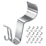 12 Pack Vinyl Siding Hooks For Lights, No Hole Heavy Duty Siding Clips For Hanging Wreaths, String Lights, Porch Sign, Christmas Decor And Plant Hooks