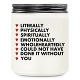 Thank You Gifts For Women, Men - Thank You Candle, Lavender Scented Candle Birthday Valentines Day Gifts For Friend Women Coworkers Teachers Nurses Boss Employees, Appreciation Gift