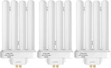 CFML27VLX Replacement Bulbs 3 Pack 27W GX10Q-4 6500K Natural Daylight Fluorescent Lamp