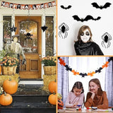Halloween Indoor Hanging Swirl Decor with Bats Spiders Pumpkins Skulls Ghosts Party Supplies